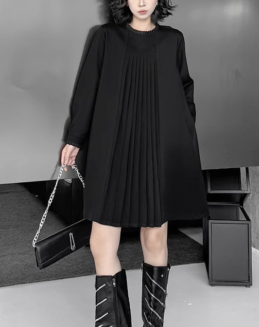 ♀Center Pleat Dress