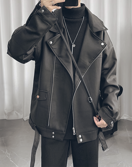 ♂Volume Silhouette Riders Jacket