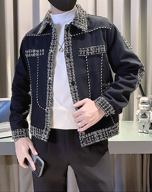 ♂Tweed Trim Jacket