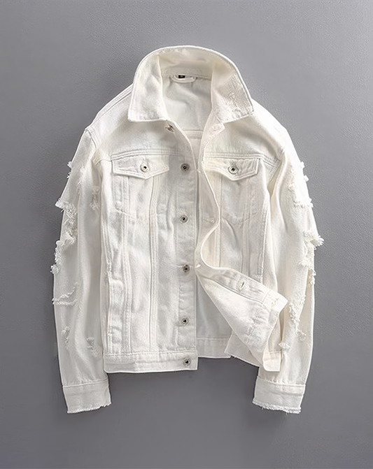 ♂Distressed Denim Jacket