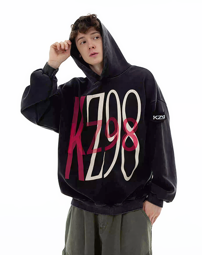 ♂Wash Graphic Hoodie