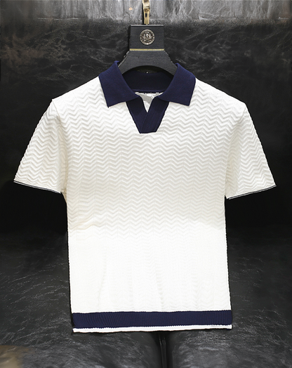 ♂Bicolor Polo Shirt