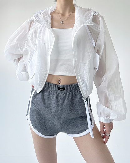 ♀Light Short Nylon Parka