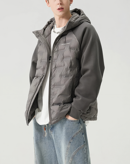 ♂Quilted Hybrid Puffer Jacket