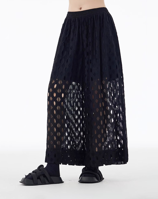 ♀Sheer Dot Pants