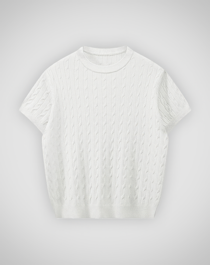♂Crew Neck Cable Knit