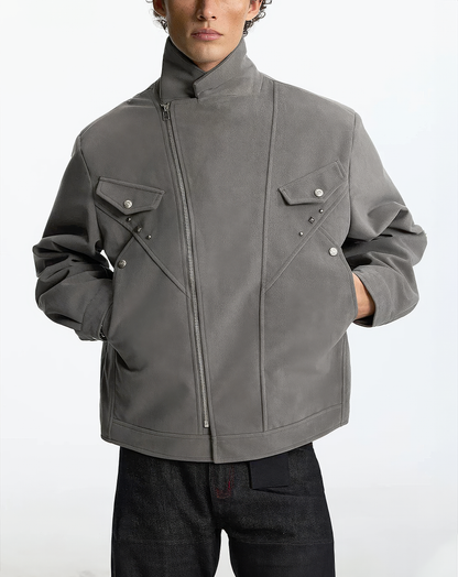 ♂♀Western Studded Zip Jacket