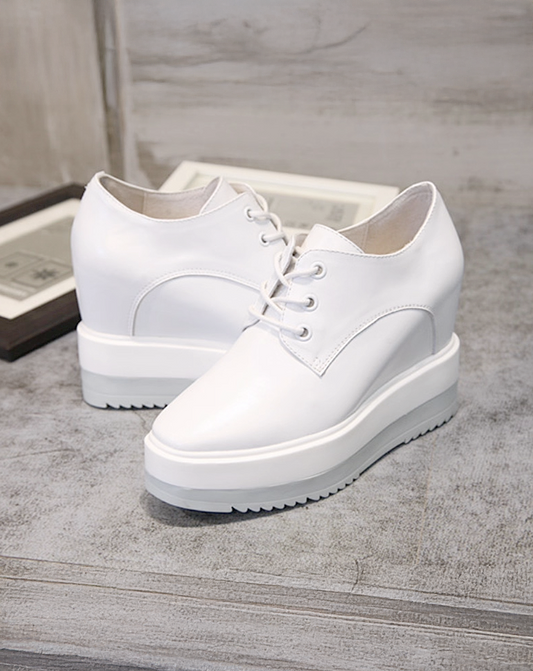 ♀本革／Smooth Laceup Shoes