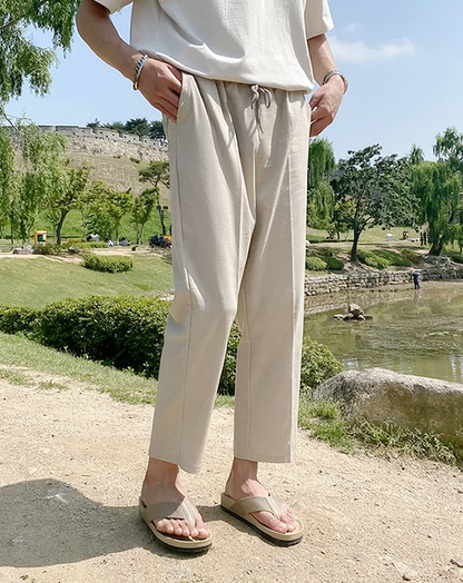 ♂Easy Summer Ankle Pants