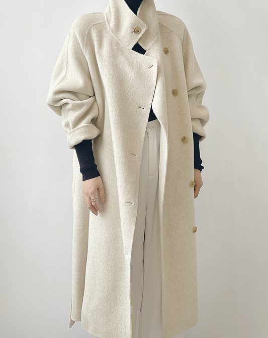 ♀Wool Long Chester Coat