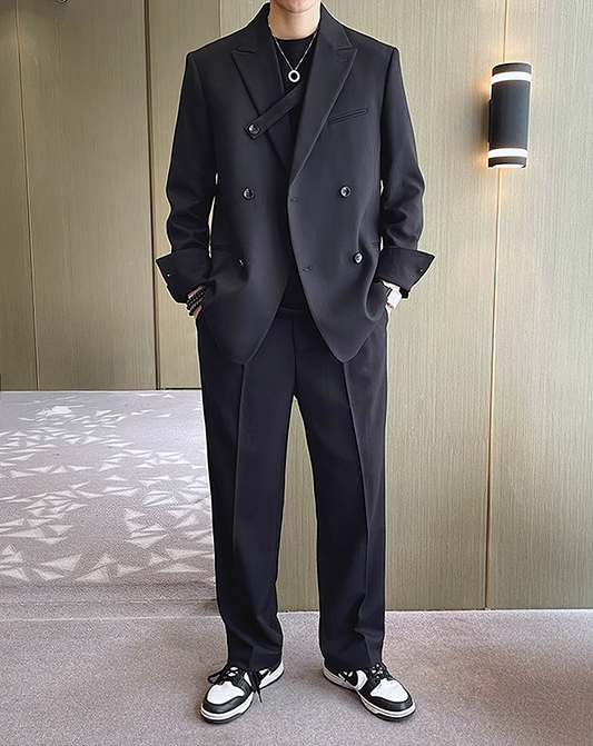 ♂Double Breasted Blazer & Pants