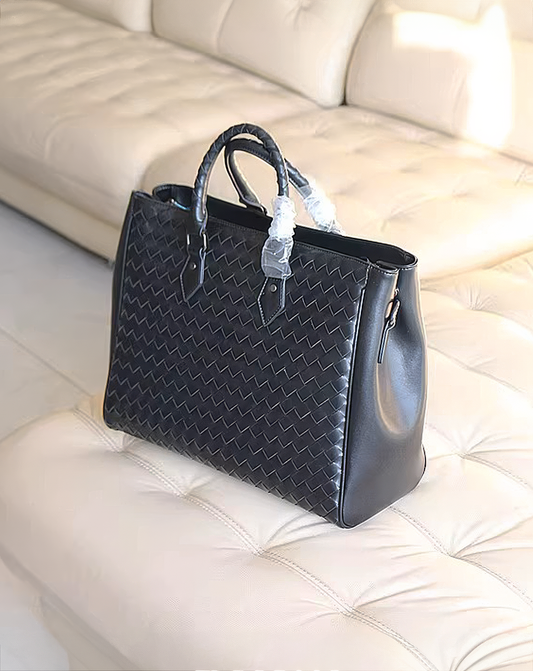 ♂本革／Woven Leather Bag