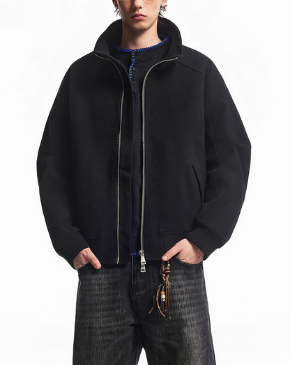 ♂♀ Zip Melton-like Jacket
