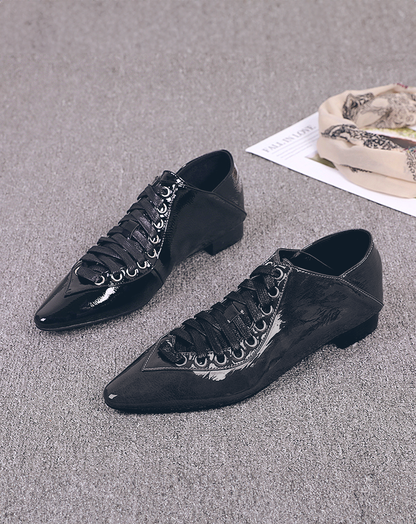 ♀Lace Up Flat Shoes