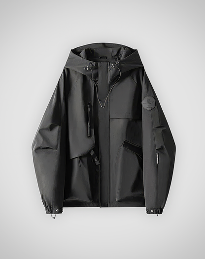 ♂Oversized Hooded Technical Jacket