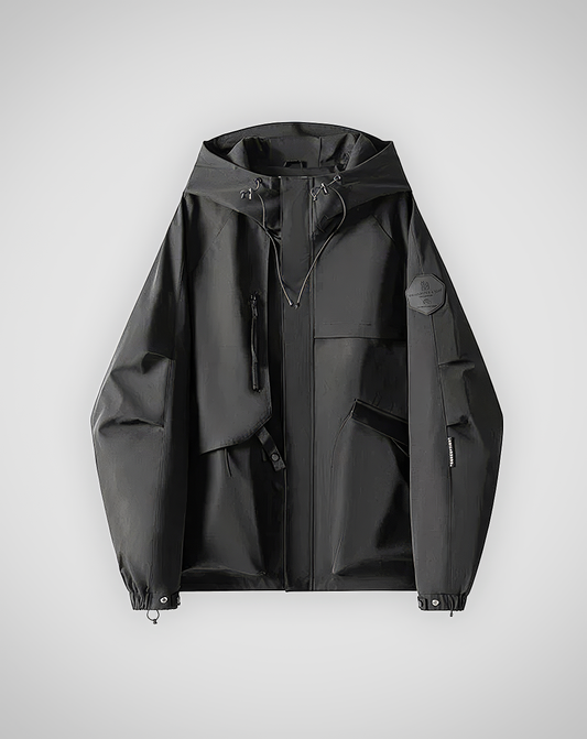 ♂Oversized Hooded Technical Jacket