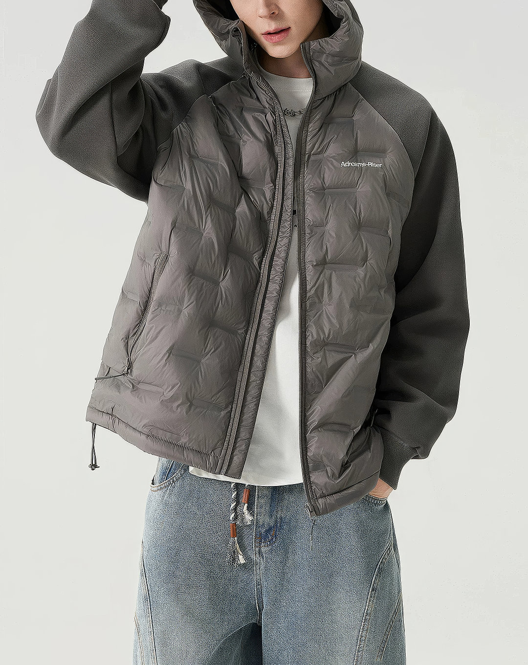 ♂Quilted Hybrid Puffer Jacket