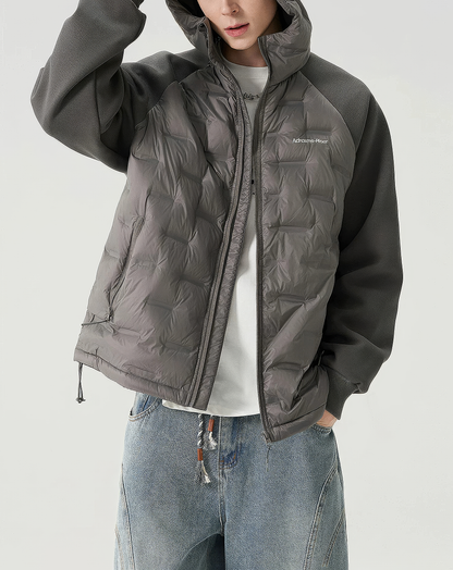 ♂Quilted Hybrid Puffer Jacket