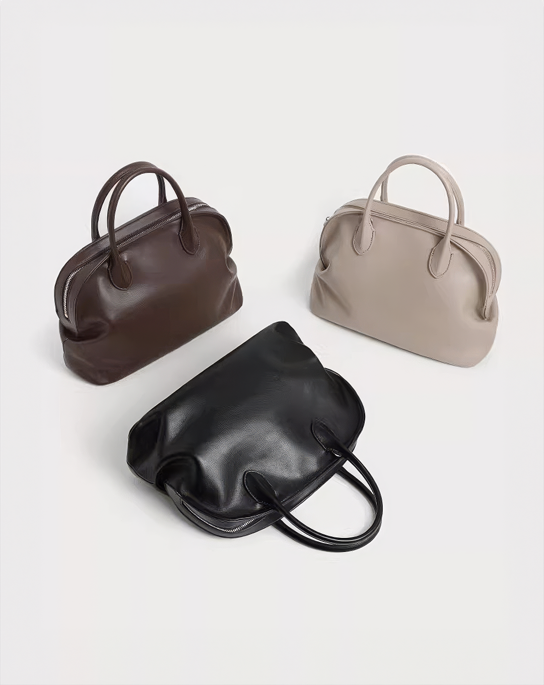 ♀本革／The Soft Curve Bag