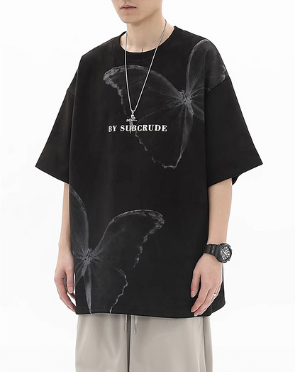 ♂Butterfly Print T-shirt