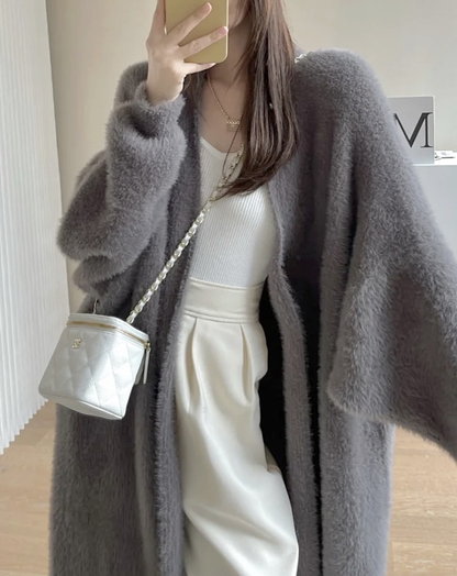 ♀Knit Long Cardigan