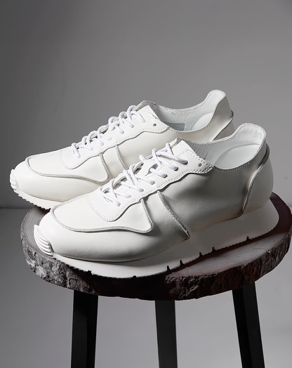 ♂♀本革／Radiant Mono Leather Sneakers