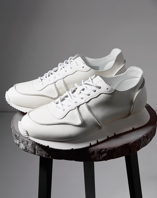♂♀本革／Radiant Mono Leather Sneakers
