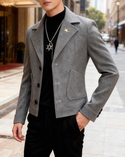 ♂Urban Tailored Button Jacket