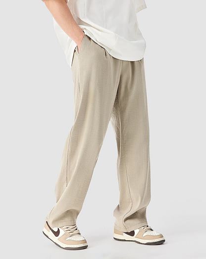 ♂Plain Straight Pants
