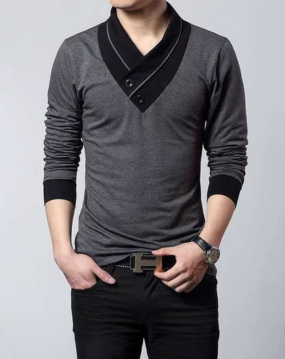 ♂Button V Neck Shirts