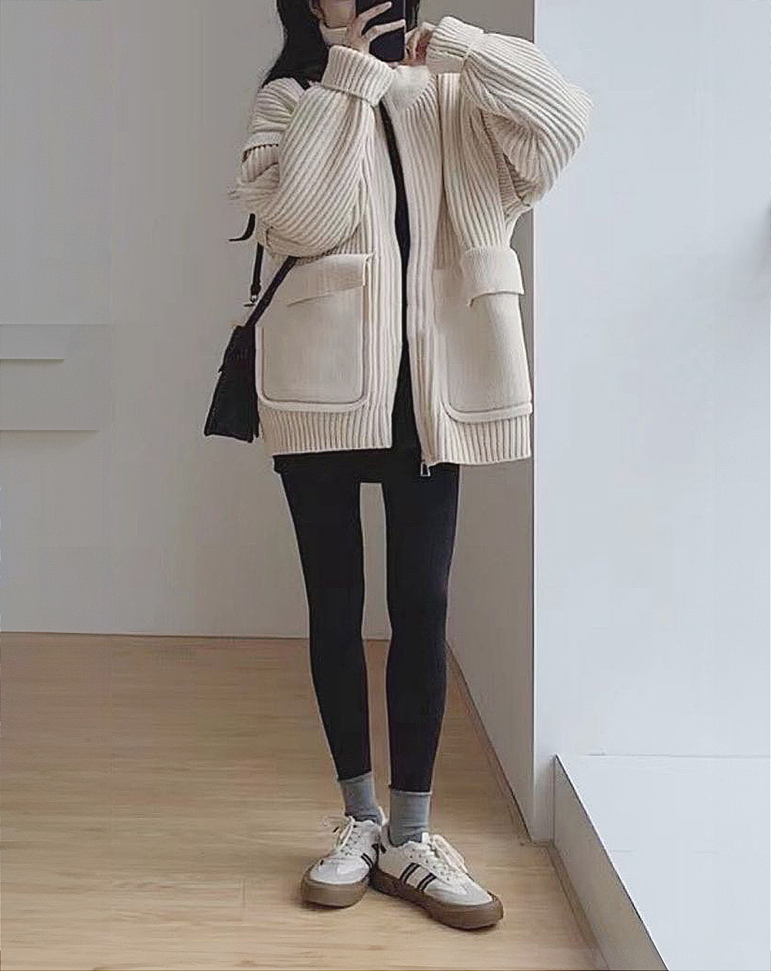 ♀Rib Knit Jacket