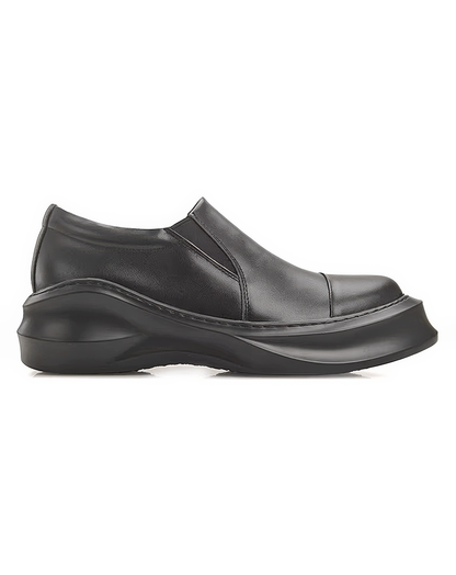 ♂♀本革／Leather Wave Slipon Shoes