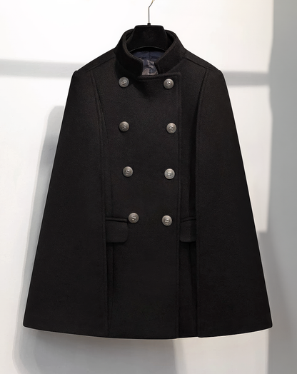 ♀Double Breasted Cape