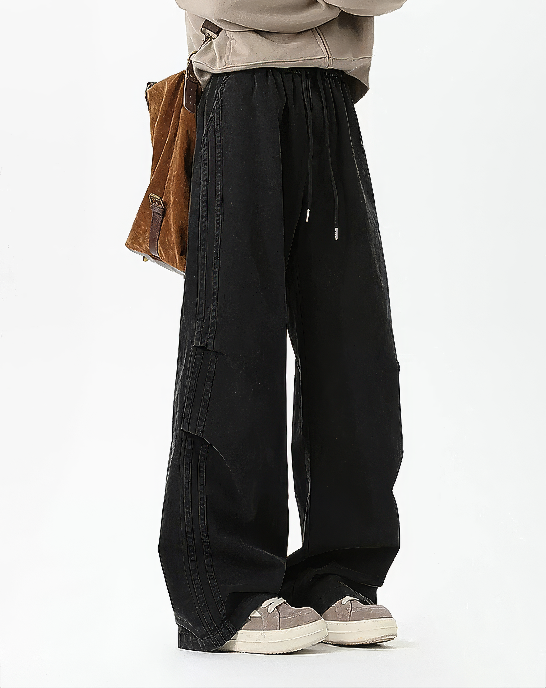 ♂Side Line Wide Pants