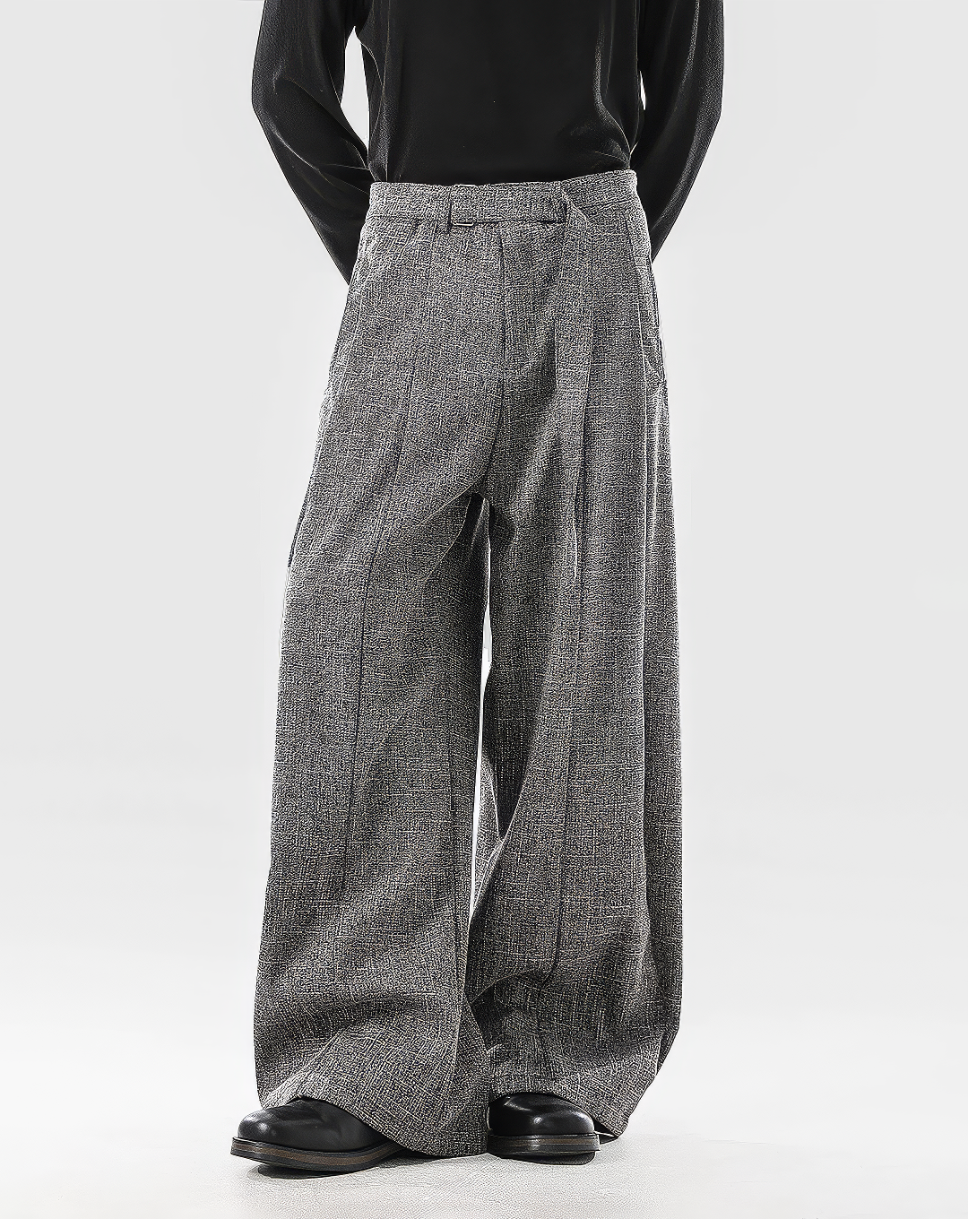 ♂Fluid Wide Straight Pants