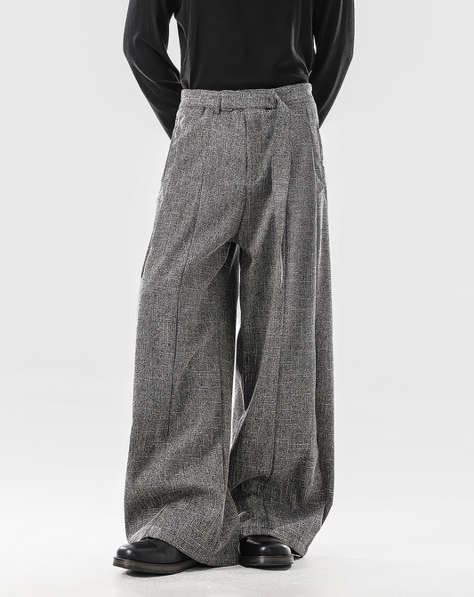 ♂Fluid Wide Straight Pants