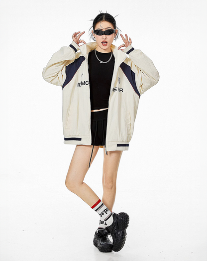 ♀Text Logo Track Jacket