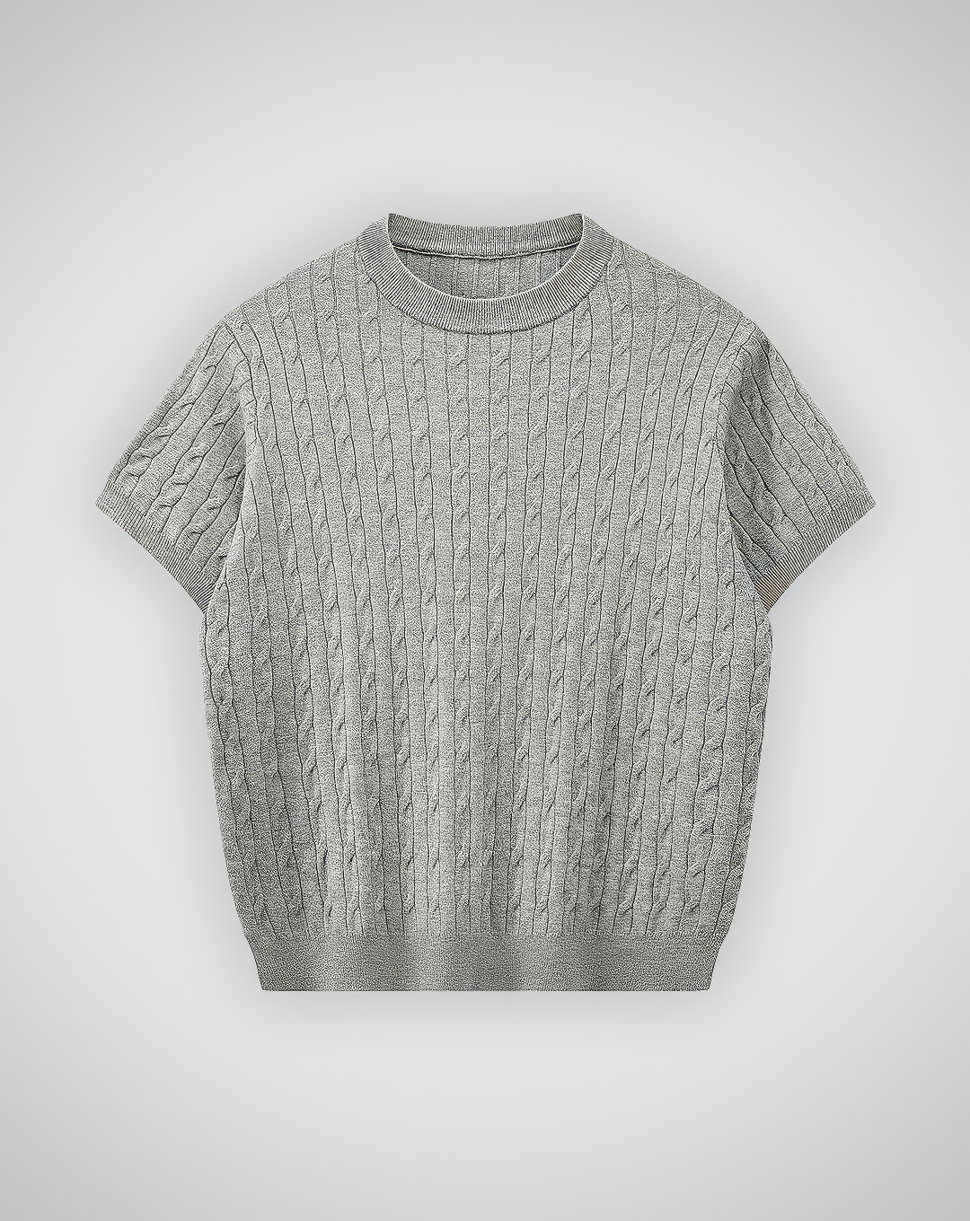 ♂Crew Neck Cable Knit
