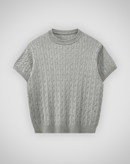 ♂Crew Neck Cable Knit