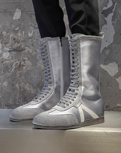 ♂♀Secret Sole Lace-up Boots