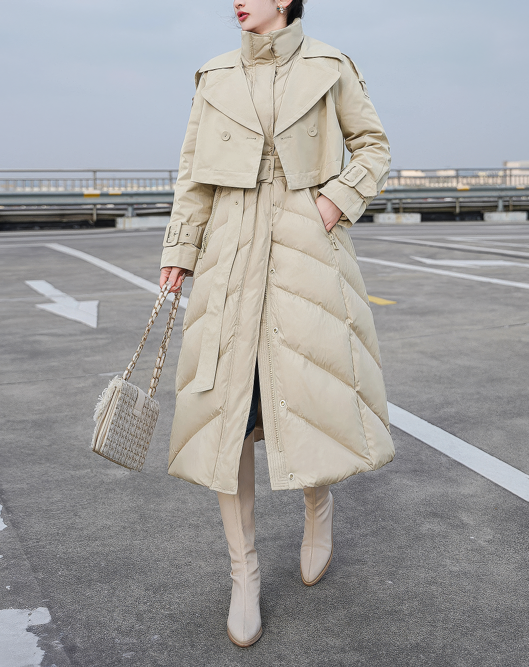 ♀Two Piece Layering Coat