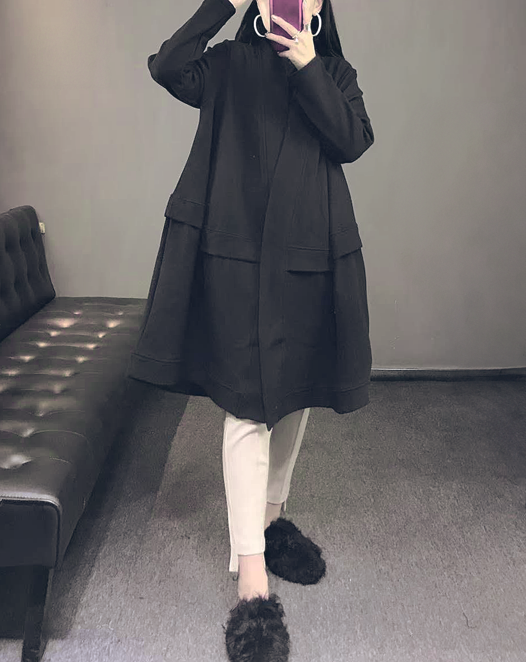 ♀Loose Silhouette Long Cardigan