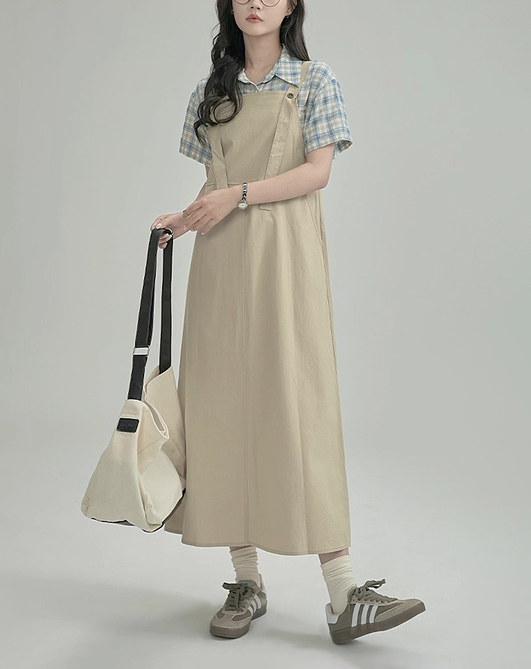 ♀Straight Cut Jumper Dress