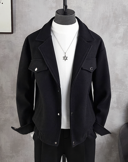 ♂Lapel Chest Pocket Jacket