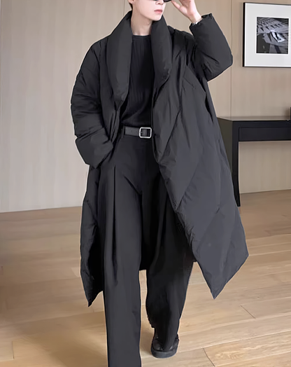 ♂Volume Shawl Wrap Coat