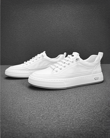 ♂♀Point Logo White Sneakers