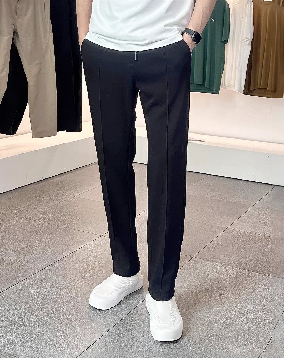 ♂Refined Tapered Easy Pants