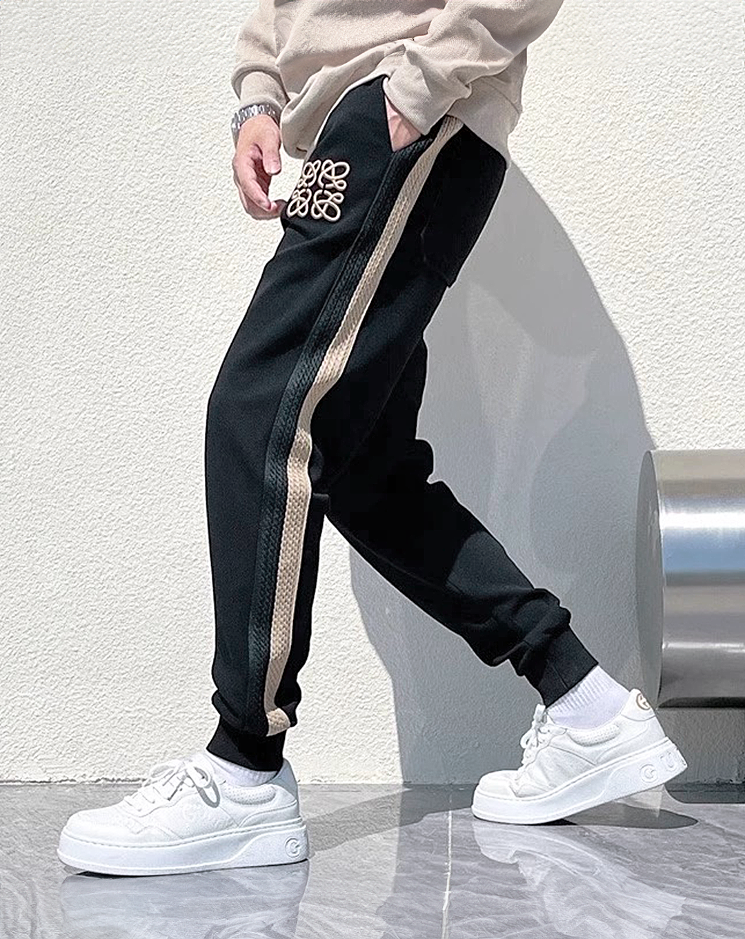 ♂Point Logo Jogger Pants