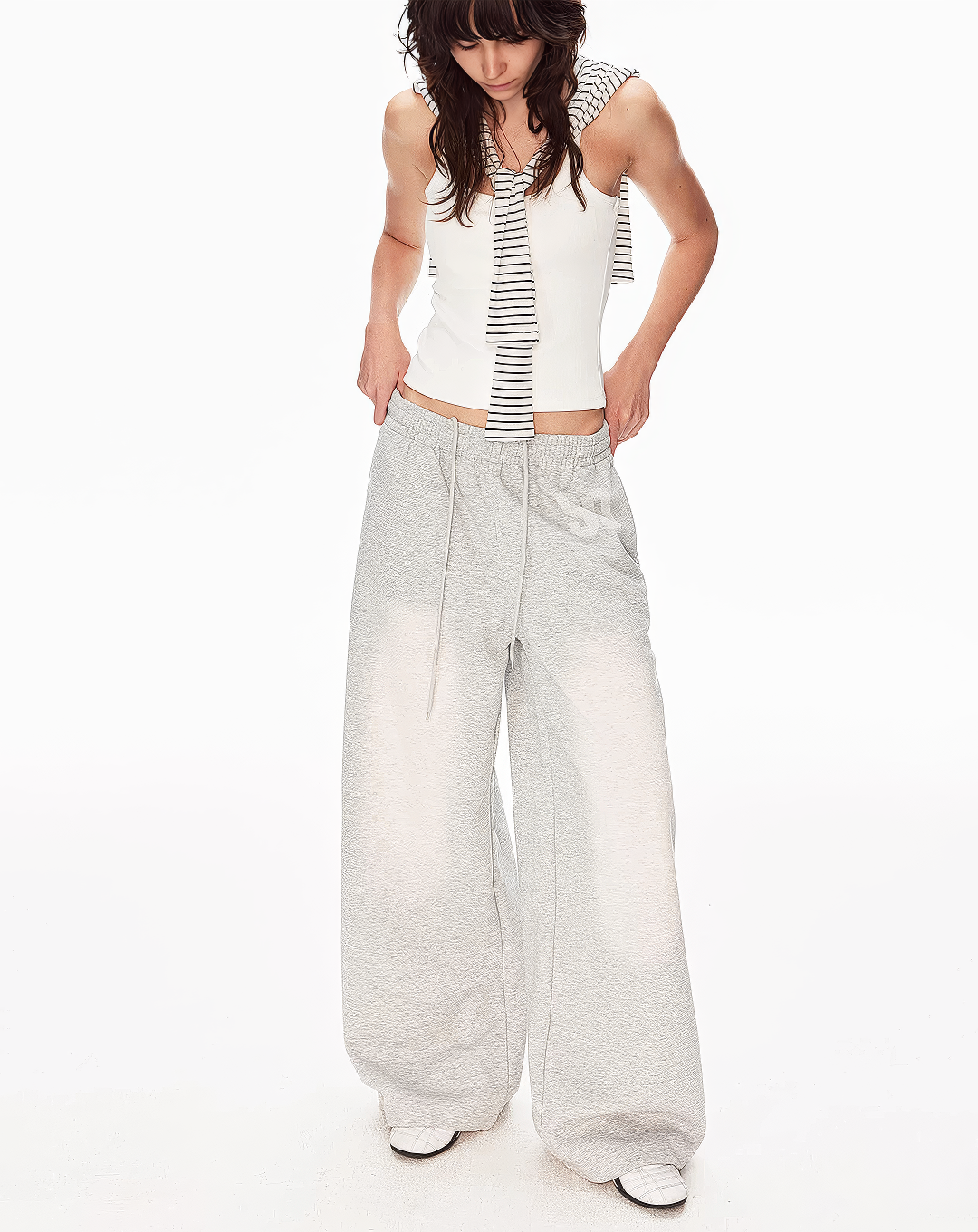 ♀Number Logo Sweat Pants