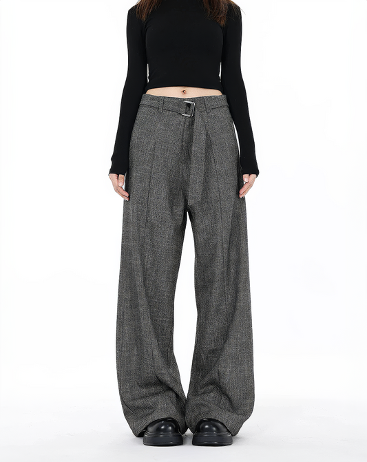 ♀Noble Belted Wide Pants